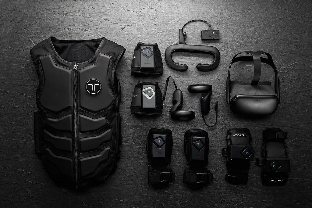 When are we likely to see full body suits for an immersive VR experience?